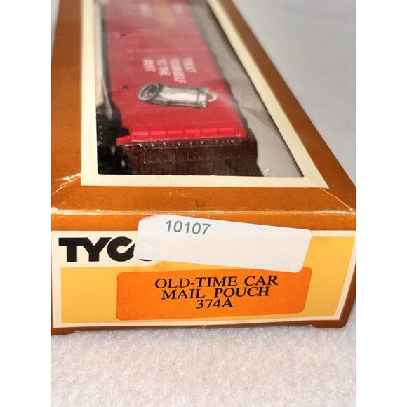 Tyco HO Old-Time Boxcar Mail Pouch Chew Tobacco 374A Red Model Unused - Picture 10 of 12